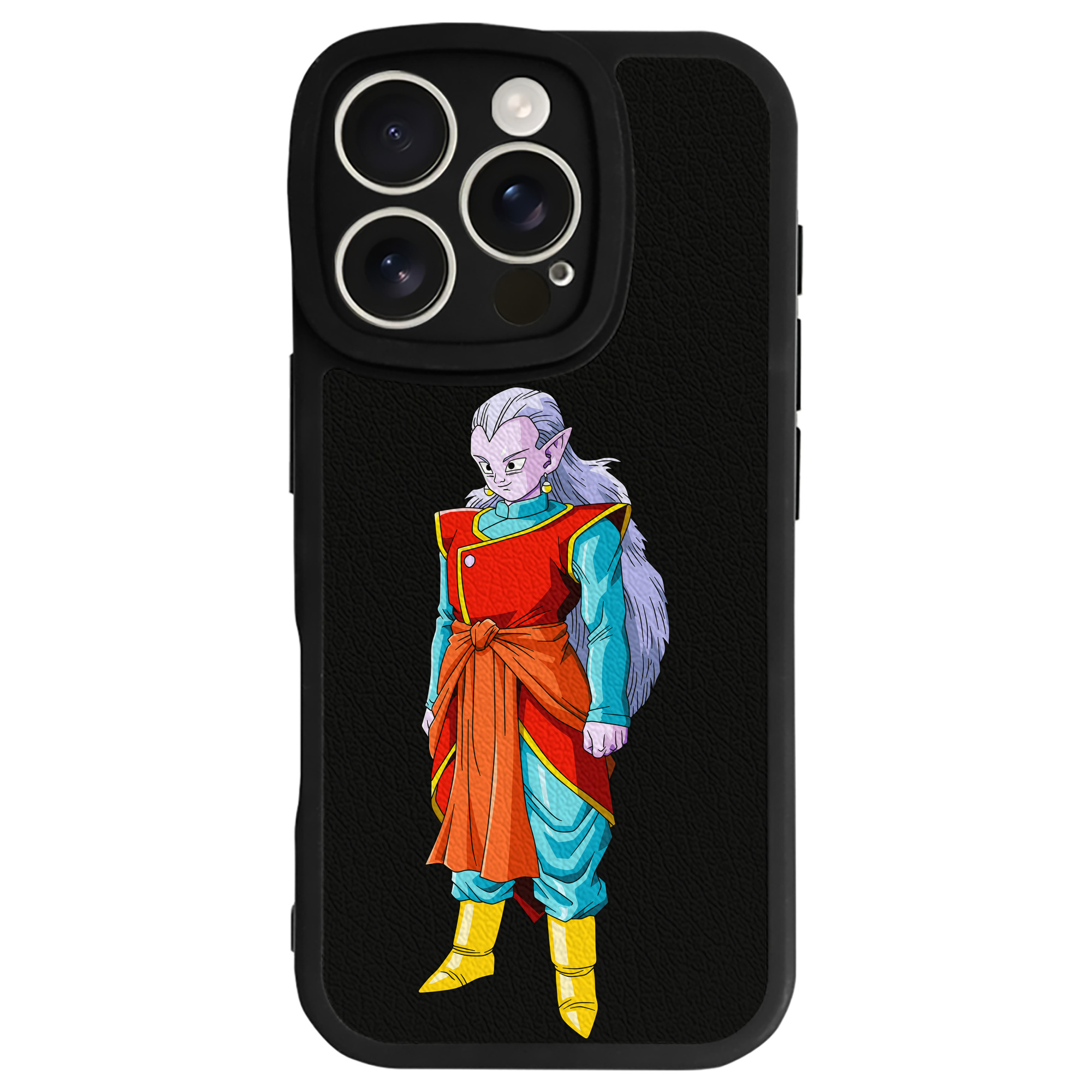 （画像用） ドラゴンボール DRAGON BALL 【iPhone 16シリーズ対応】シリコンスマホケース（レザー調） 材質：シリコン